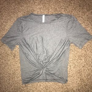 Lululemon Tied Crop T Shirt